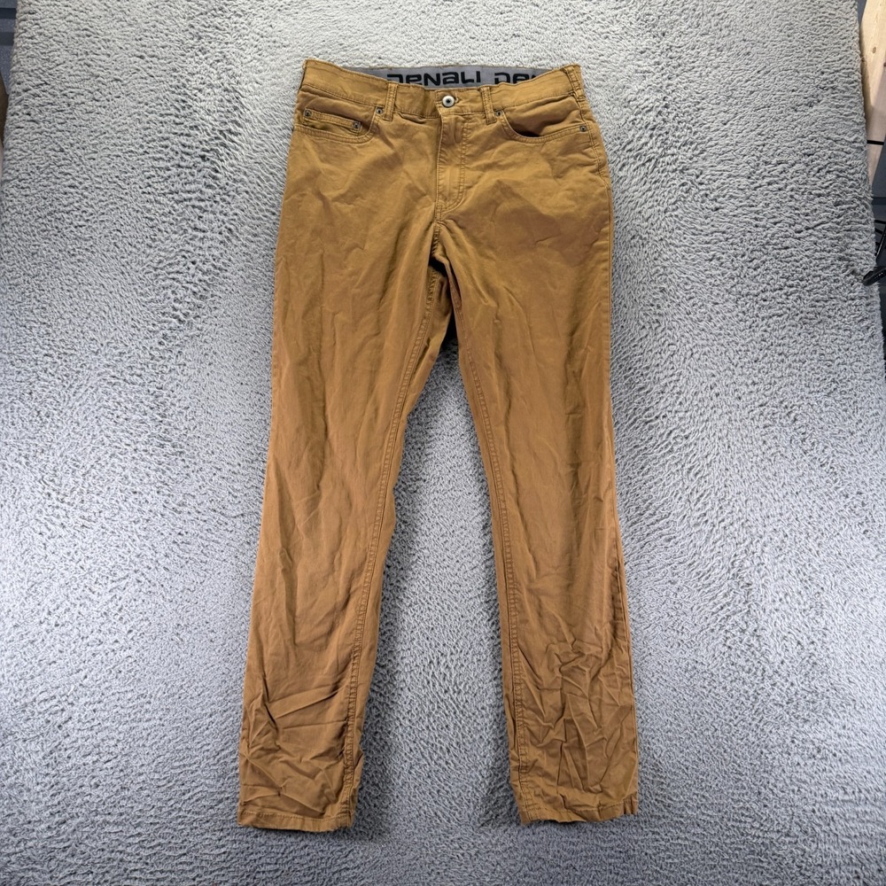 Denali Pant Mens 32x32 Brown Cotton Khakis Straight Leg Workwear Utility Stretch